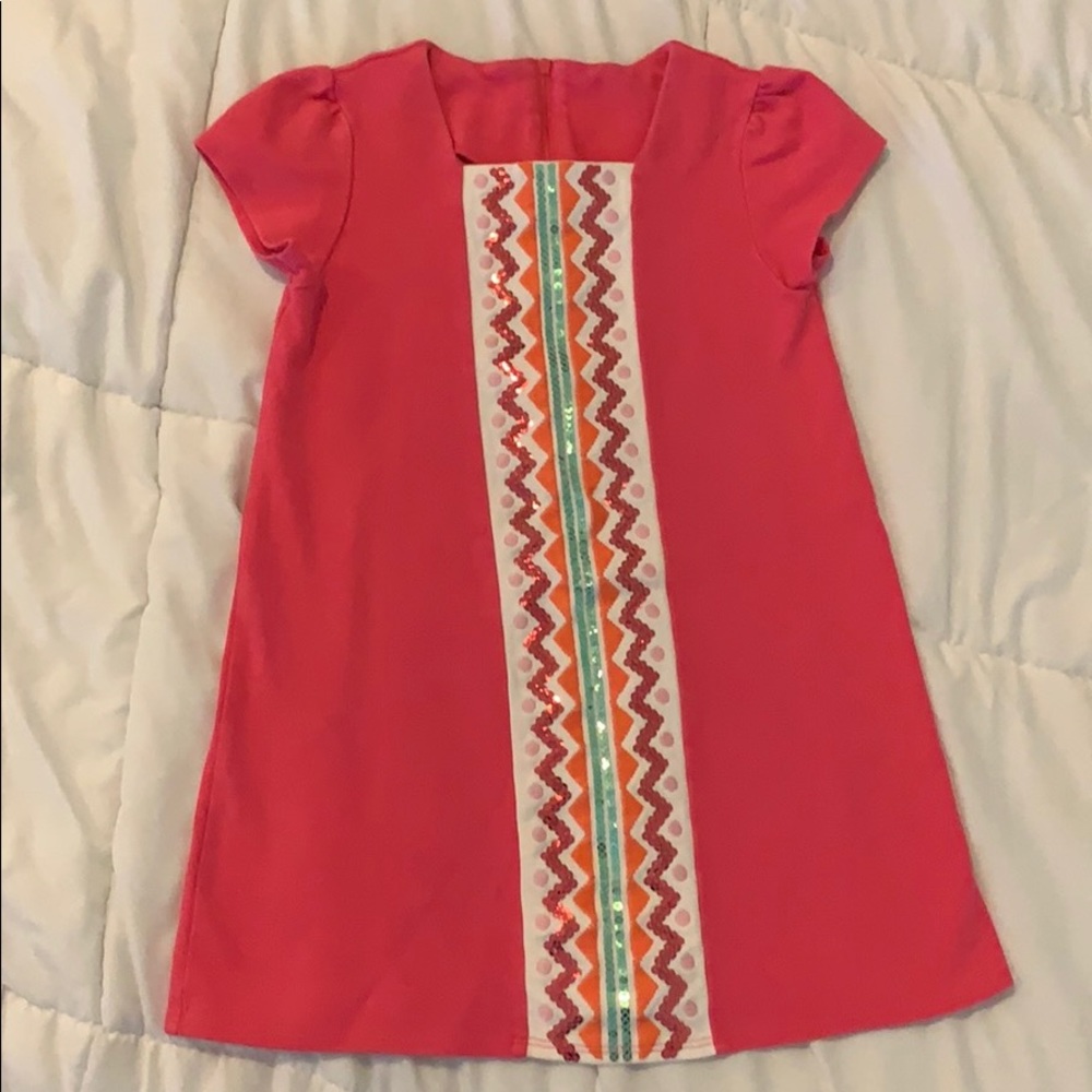 Pink ALine dress, size 6 (fits more like a 5).